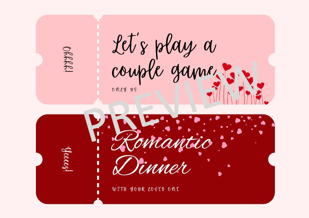 Valentines Digital Coupons